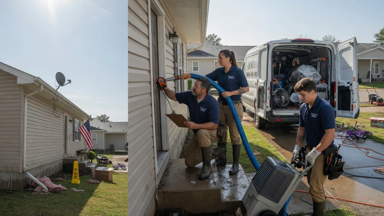 Ceiling Water Damage Restoration in Salem, WI near me